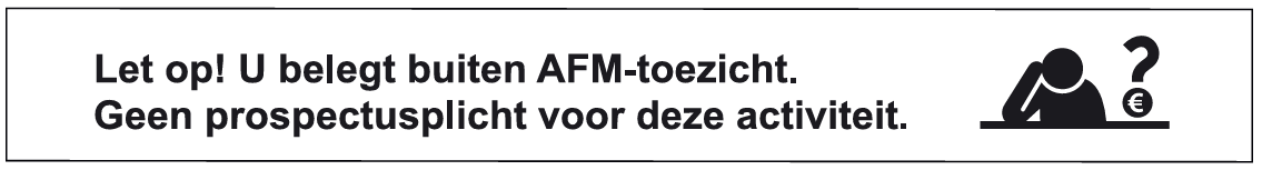 Geen AFM toezicht